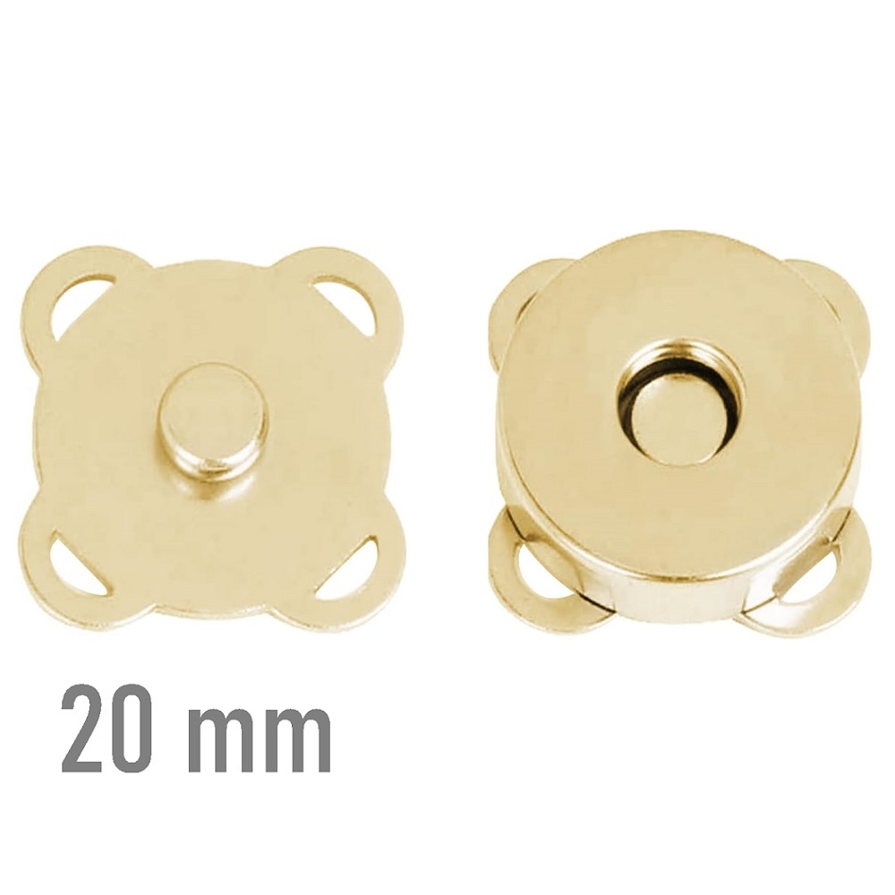 20mm DİKMELİ MIKNATIS ÇITÇIT GOLD