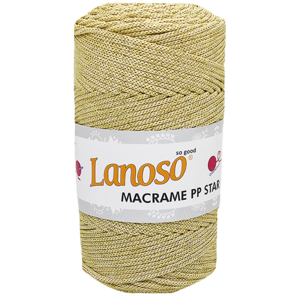 LANOSO MAC PP STAR 0213 Simli Polyester Makrome İpi