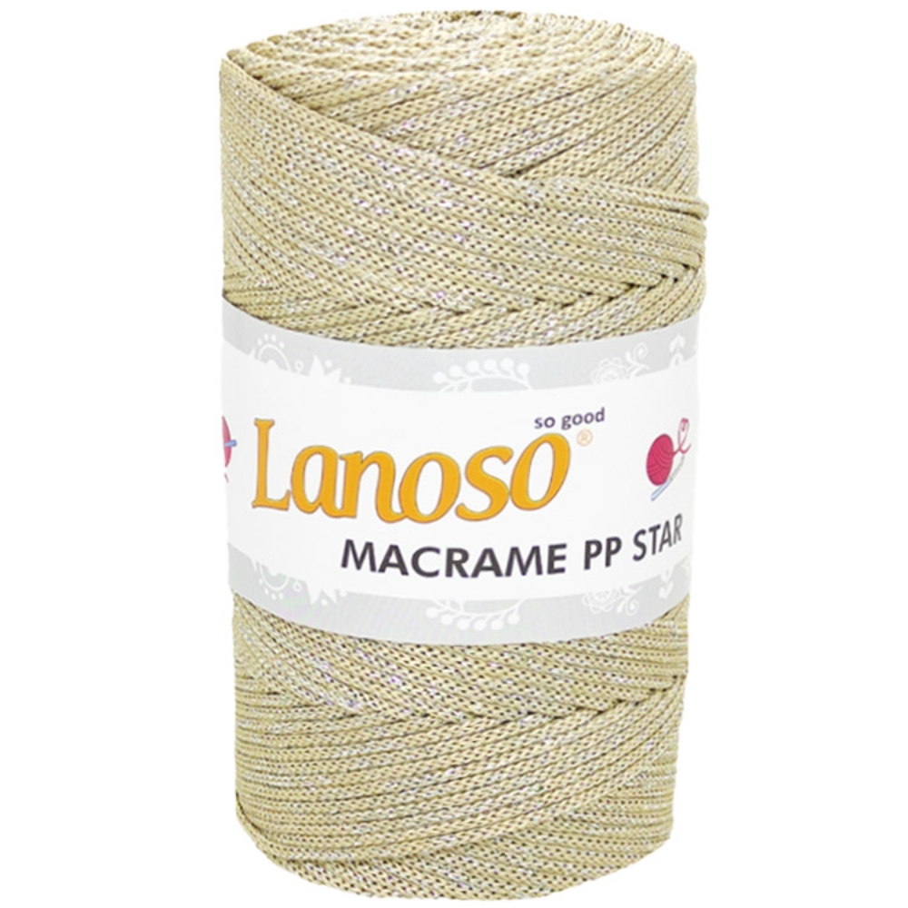 LANOSO MAC PP STAR 0551 Simli Polyester Makrome İpi