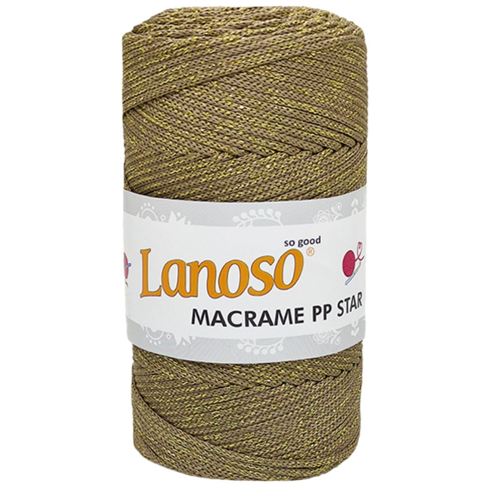 LANOSO MAC PP STAR 0713 Simli Polyester Makrome İpi