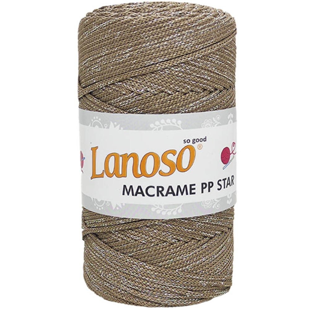 LANOSO MAC PP STAR 0951 Simli Polyester Makrome İpi