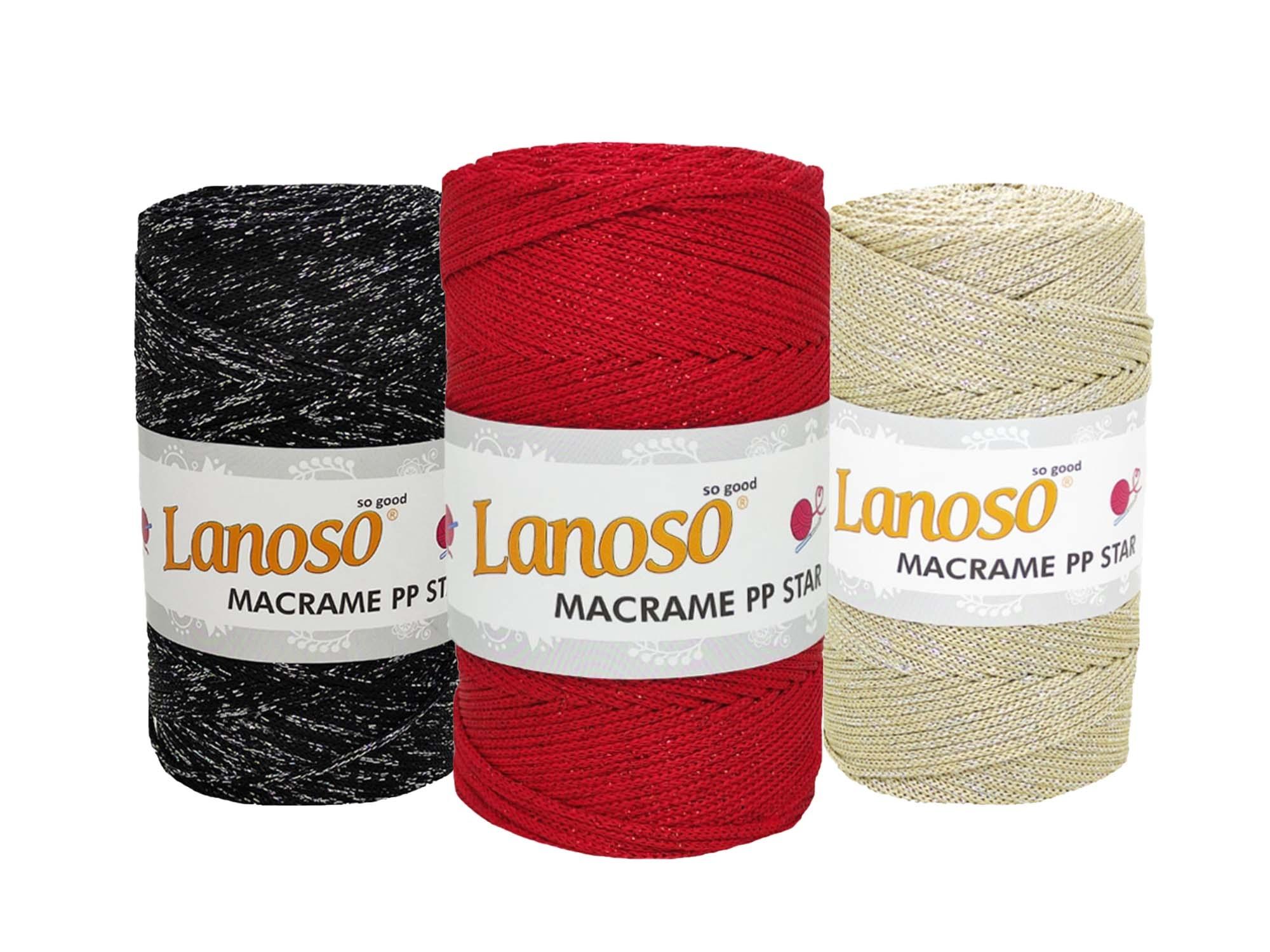 LANOSO MAC PP STAR SİMLİ POLYESTER MAKROME İPİ